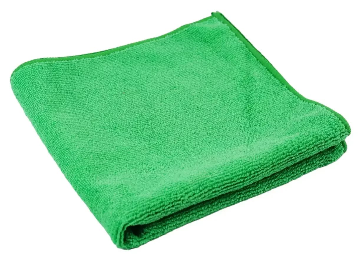 Салфетка из микрофибры, размер 30x30 см, плотность 185г/м2, цвет зеленый - AS185G