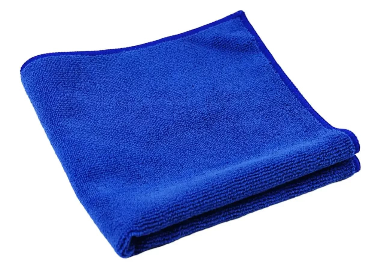 Салфетка из микрофибры, размер 30x30 см, плотность 185г/м2, цвет синий - AS185B
